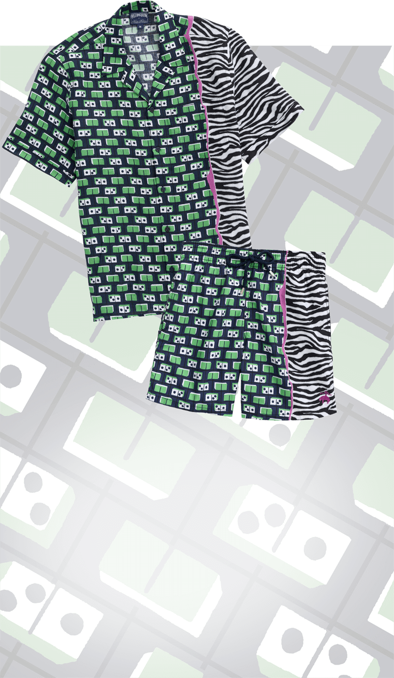 The Dominator Print by Vilebrequin Et Brooks Brothers