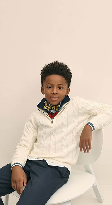 Gift Him the Classics: The iconic style you love, in boys’ sizes.