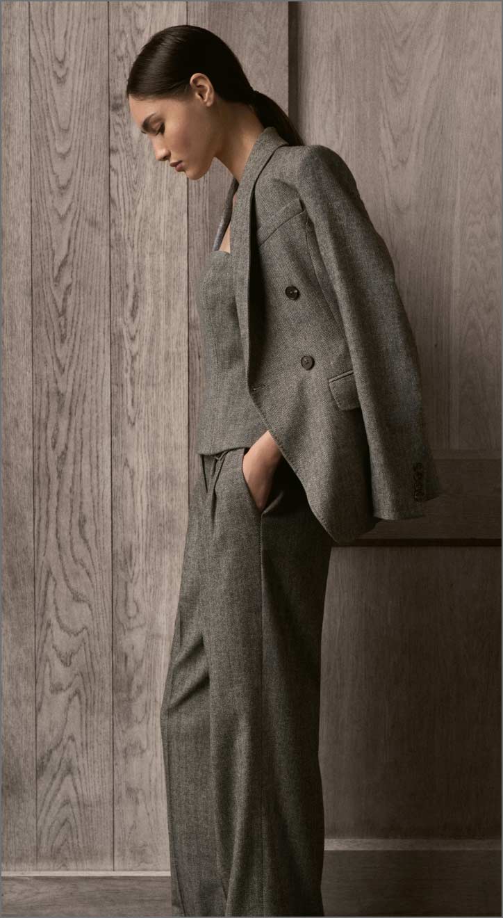 New Arrivals to Wear Now: Luxe suit separates and dresses for your finest fall days.