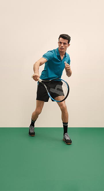 Brooks Brothers x Prince. Inspired by classic tennis style from the 1980s and ‘90s, with modern performance features.