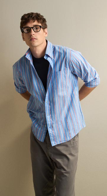 The Friday Shop. Shirts, chinos and shorts that give you that Friday feeling every day of the week.