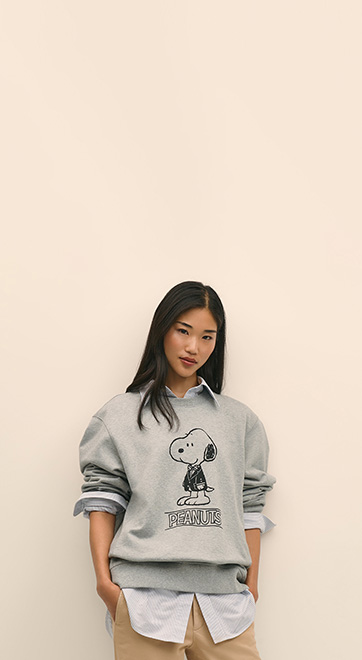 Our new Snoopy-adorned pieces: a cool heritage style moment for everyone.