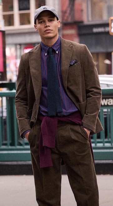 New In The Friday Shop: Fall styles including shirts, chinos, shorts and our new Cord Suit, a tailored take on Friday.