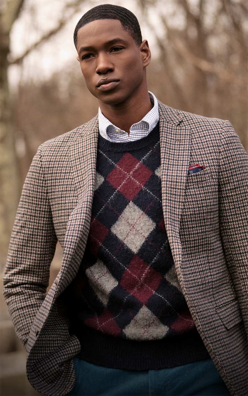 Linen-cotton Pants by Brooks Brothers