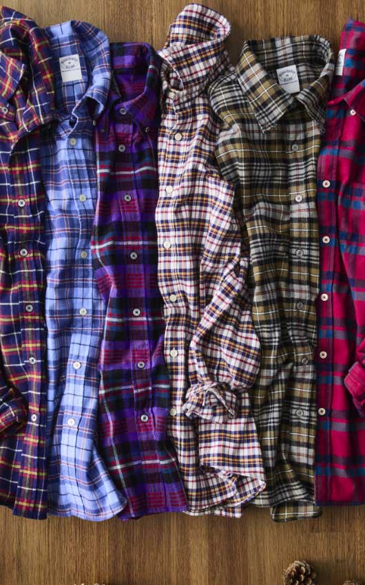 Flannel Shirts by Brooks Brothers