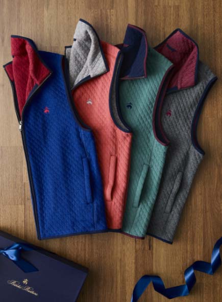 Vests & Quarter Zips by Brooks Brothers