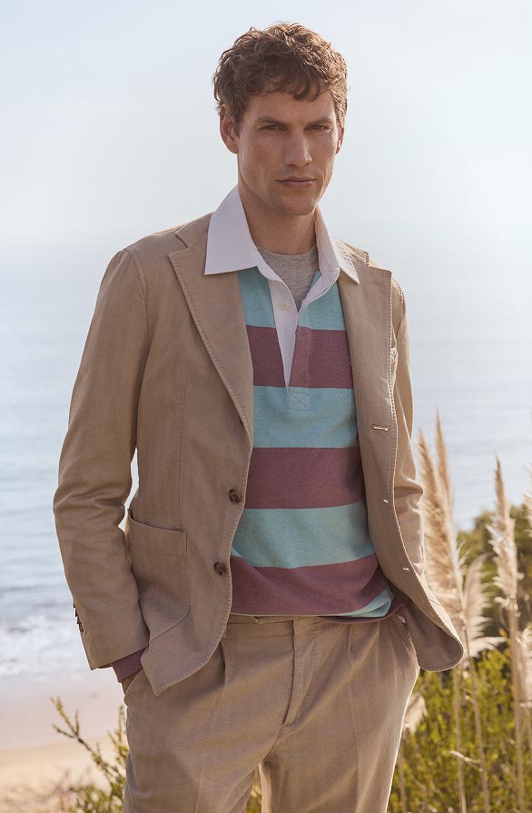 New Garment-Dyed Suiting by Brooks Brothers