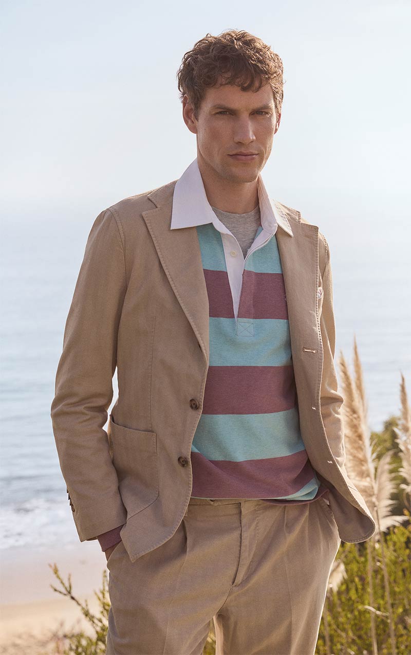 New Garment-Dyed Suiting by Brooks Brothers