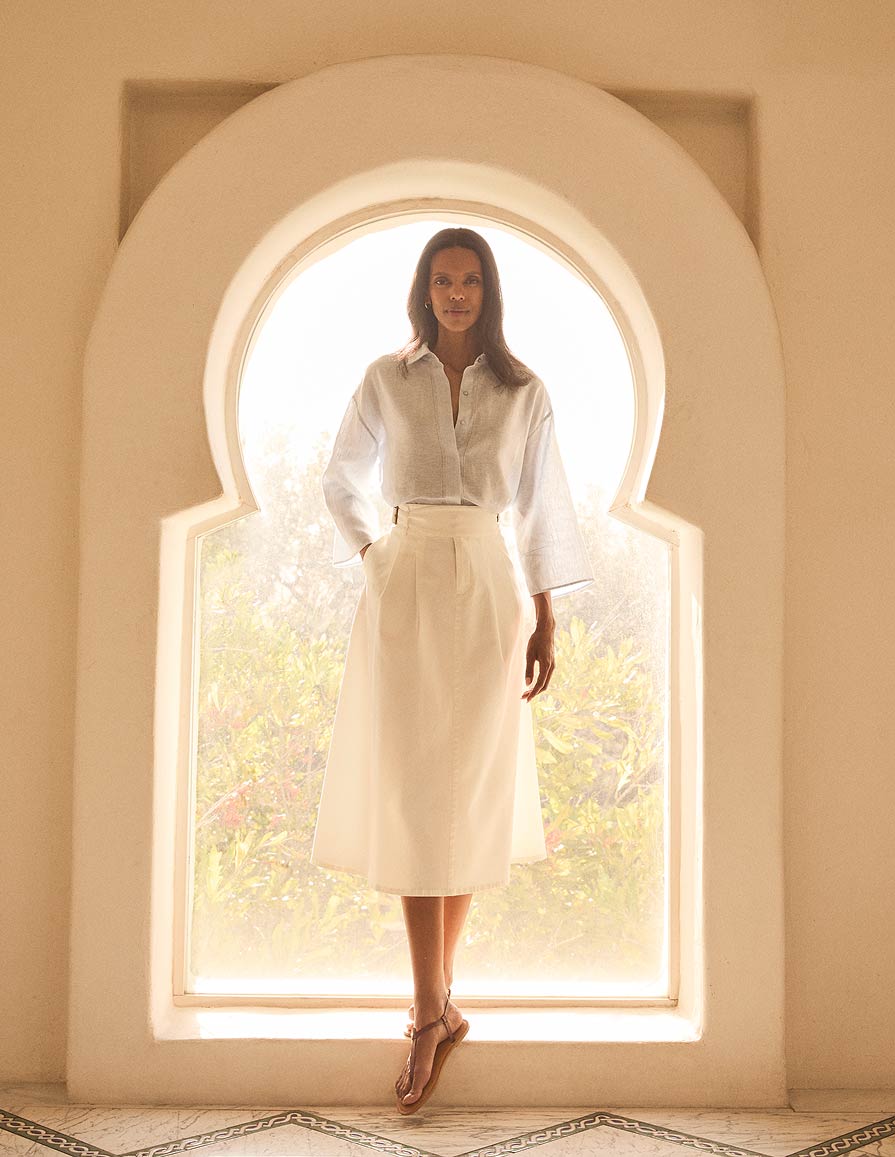 The Cropped Button-Down by Brooks Brothers