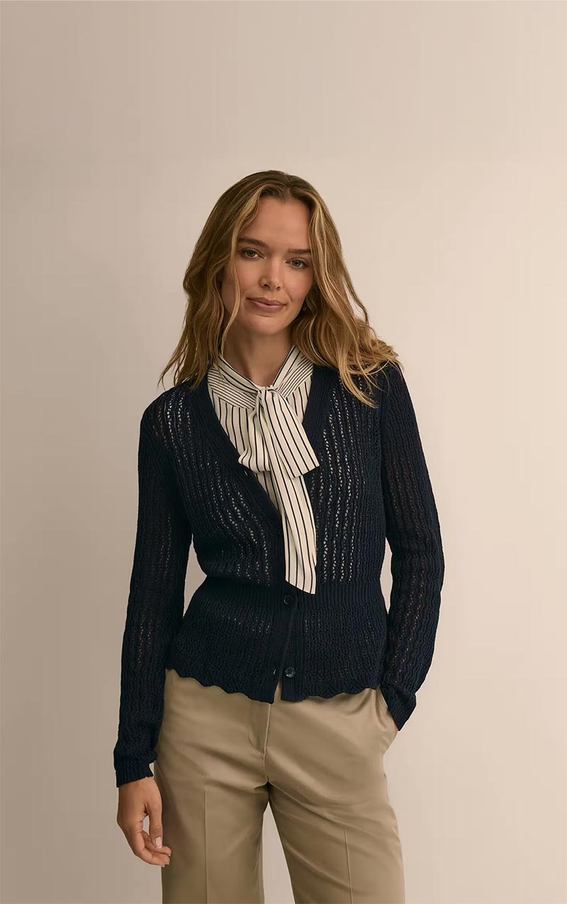 The Pointelle Cardigan by Brooks Brothers